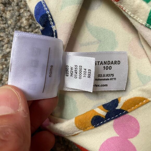 Hanna Anderson Mickey Mouse Dress 100cm/4 Round Neck Short Sleeve Cotton - Picture 6 of 7